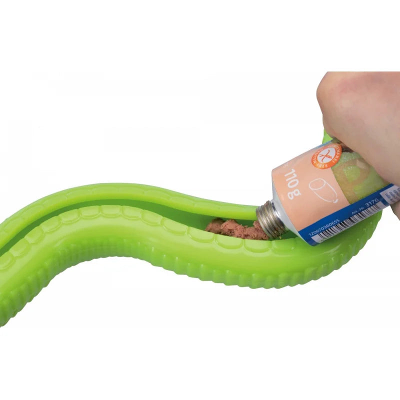 Jouet à friandises serpent vert