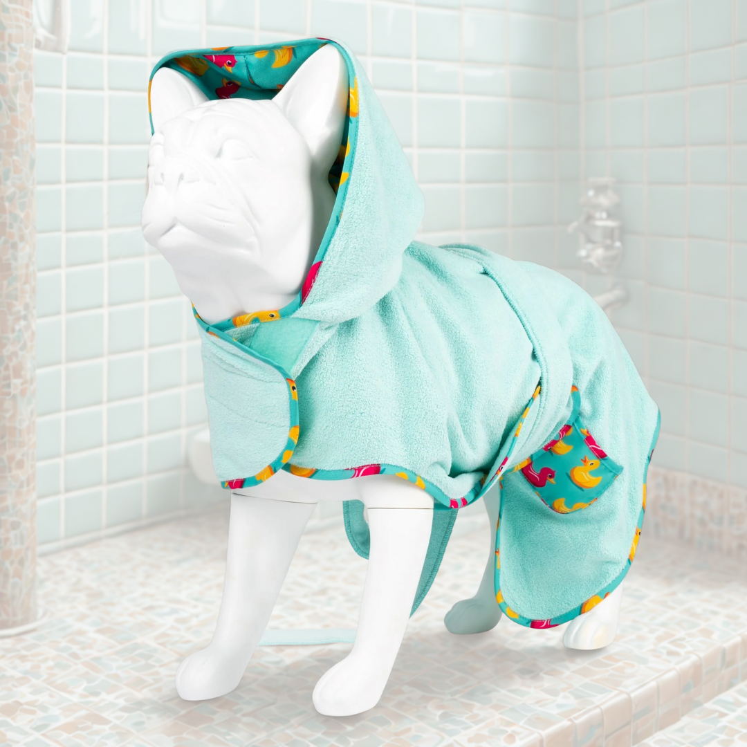 Peignoir pour chien Max et Molly I Baby Blue