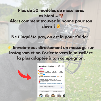 Muselière Cage CHOPO I Plusieurs tailles disponibles
