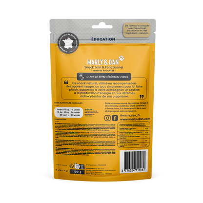 Bouchées éducation +25% offert Marly&Dan