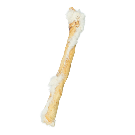 Rouleau de peau de lapin séchée